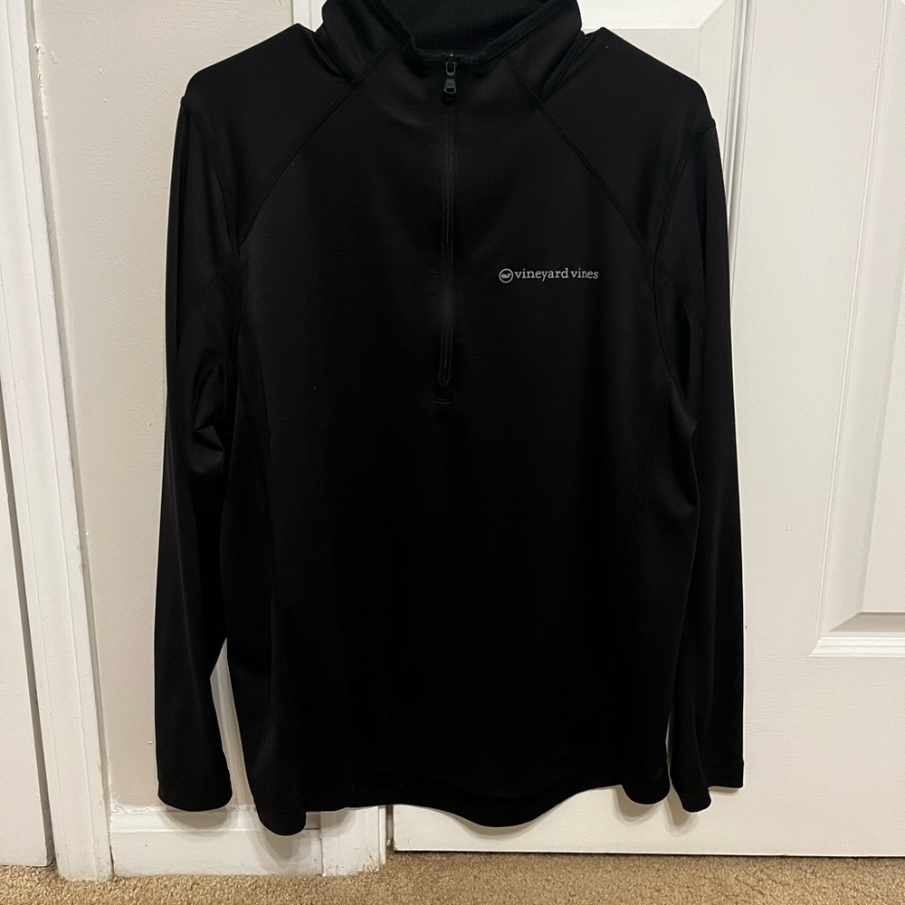 Vineyard Vines Black Quarter-Zip Pullover
